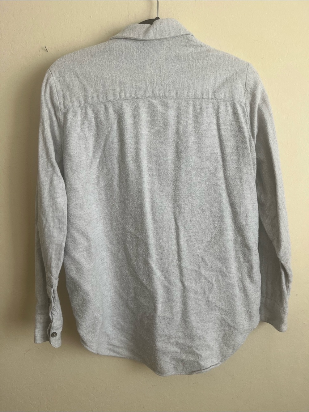 Madewell Light Gray Button-Up Shirt - Picture 2 of 3